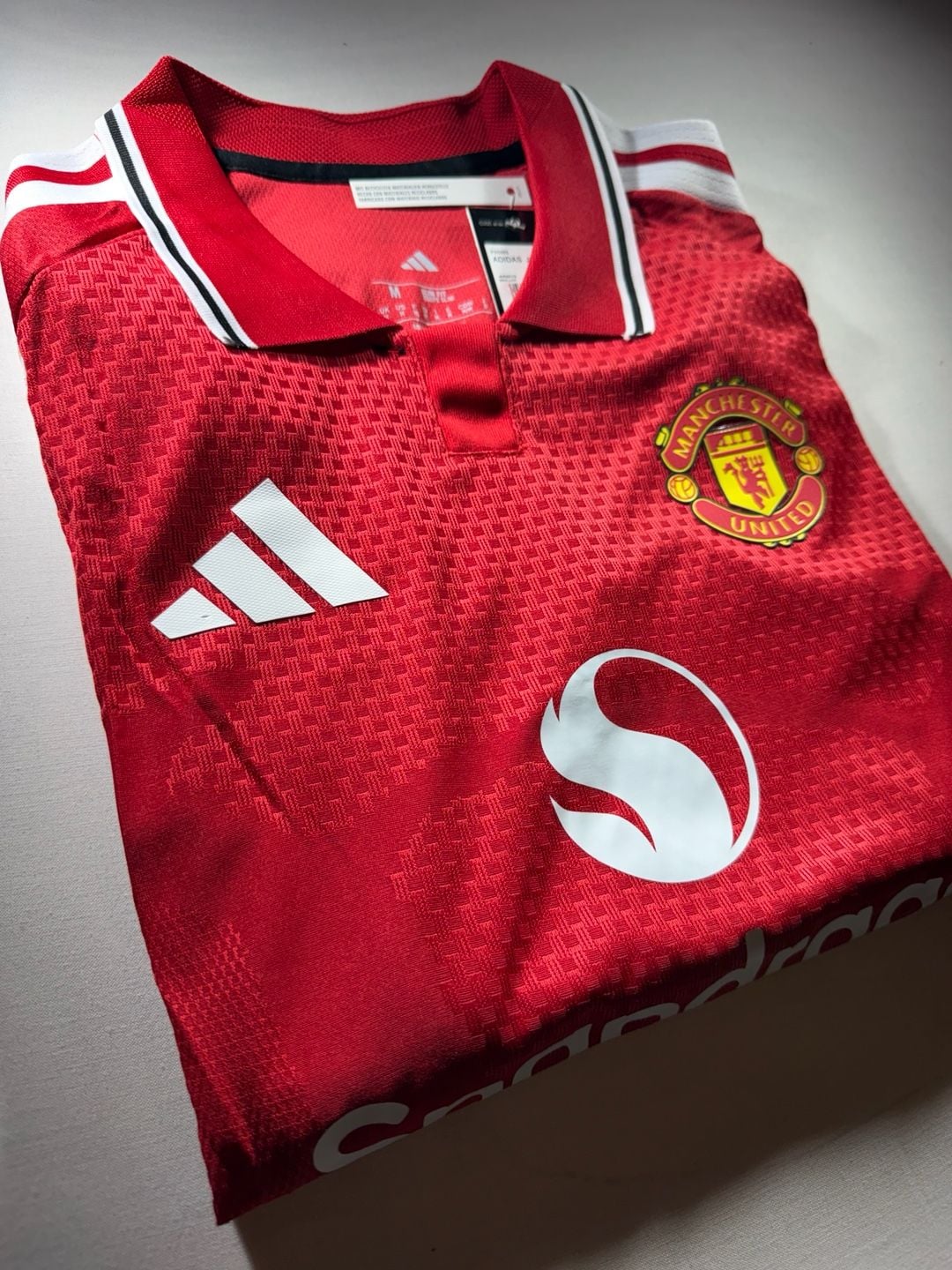 Adidas Manchester United Long Sleeve Home Jersey Size M Red 17