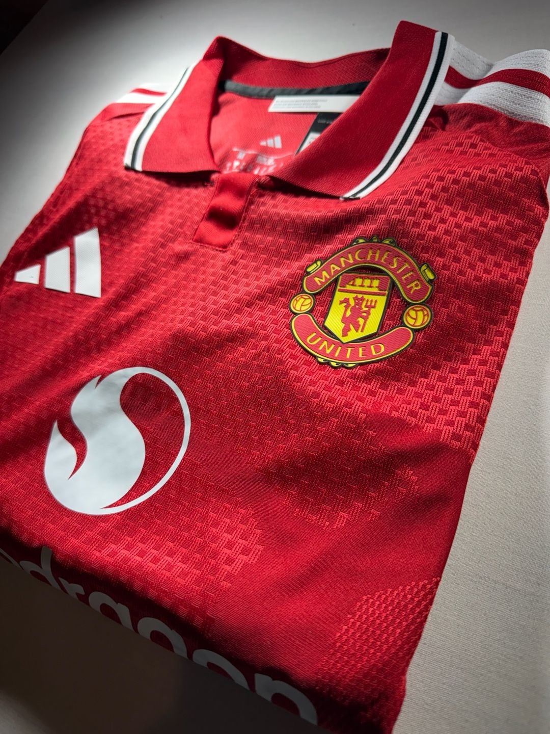 Adidas Manchester United Long Sleeve Home Jersey Size M Red 18