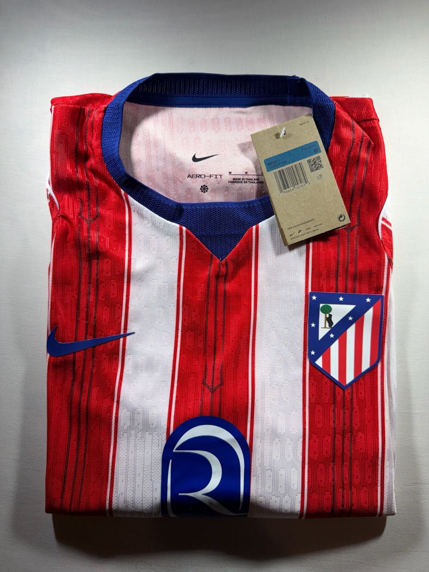 Nike Atletico Madrid Home Long Sleeve Jersey Size M 2024-2025 17