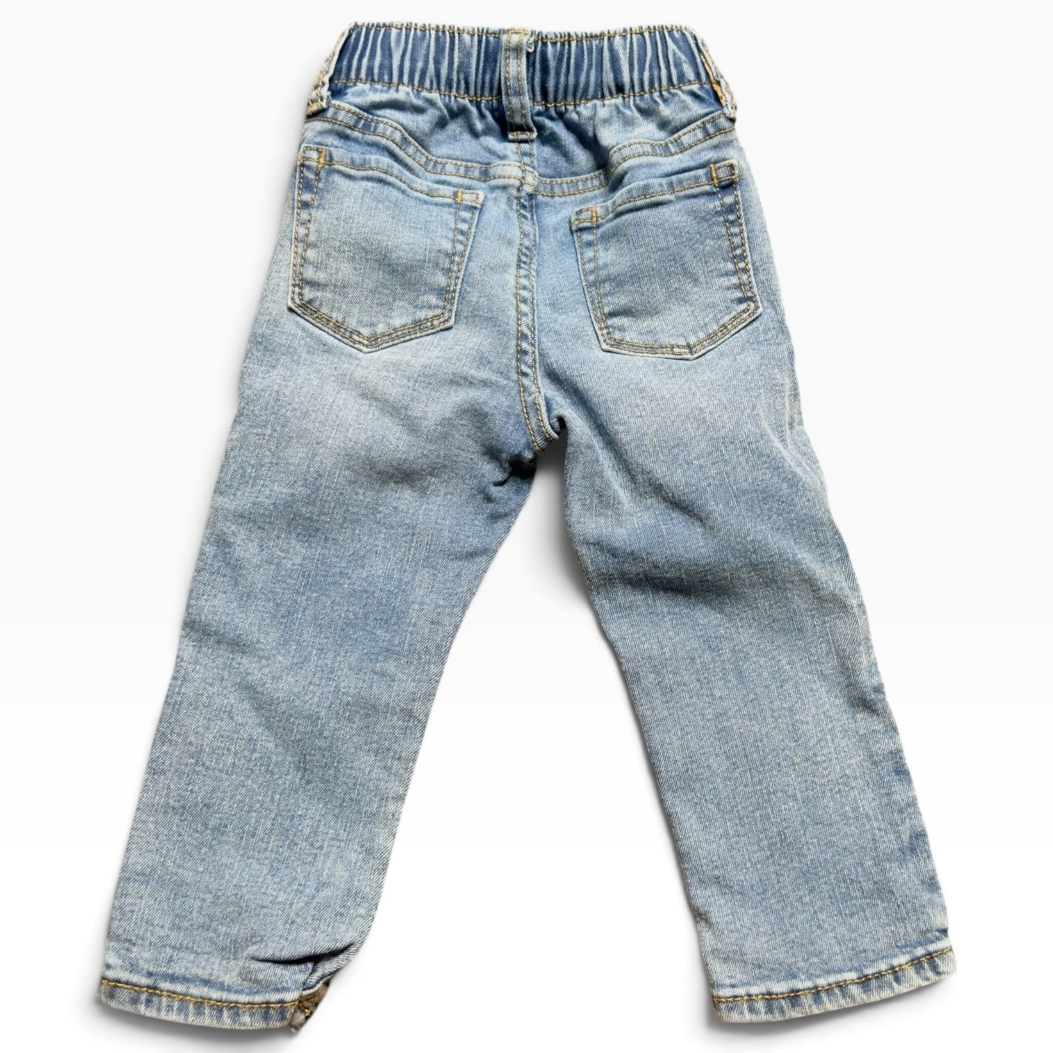 Old Navy Karate Skinny Jeans 18-24M Light Wash Distressed 360 Stretch NWOT 3