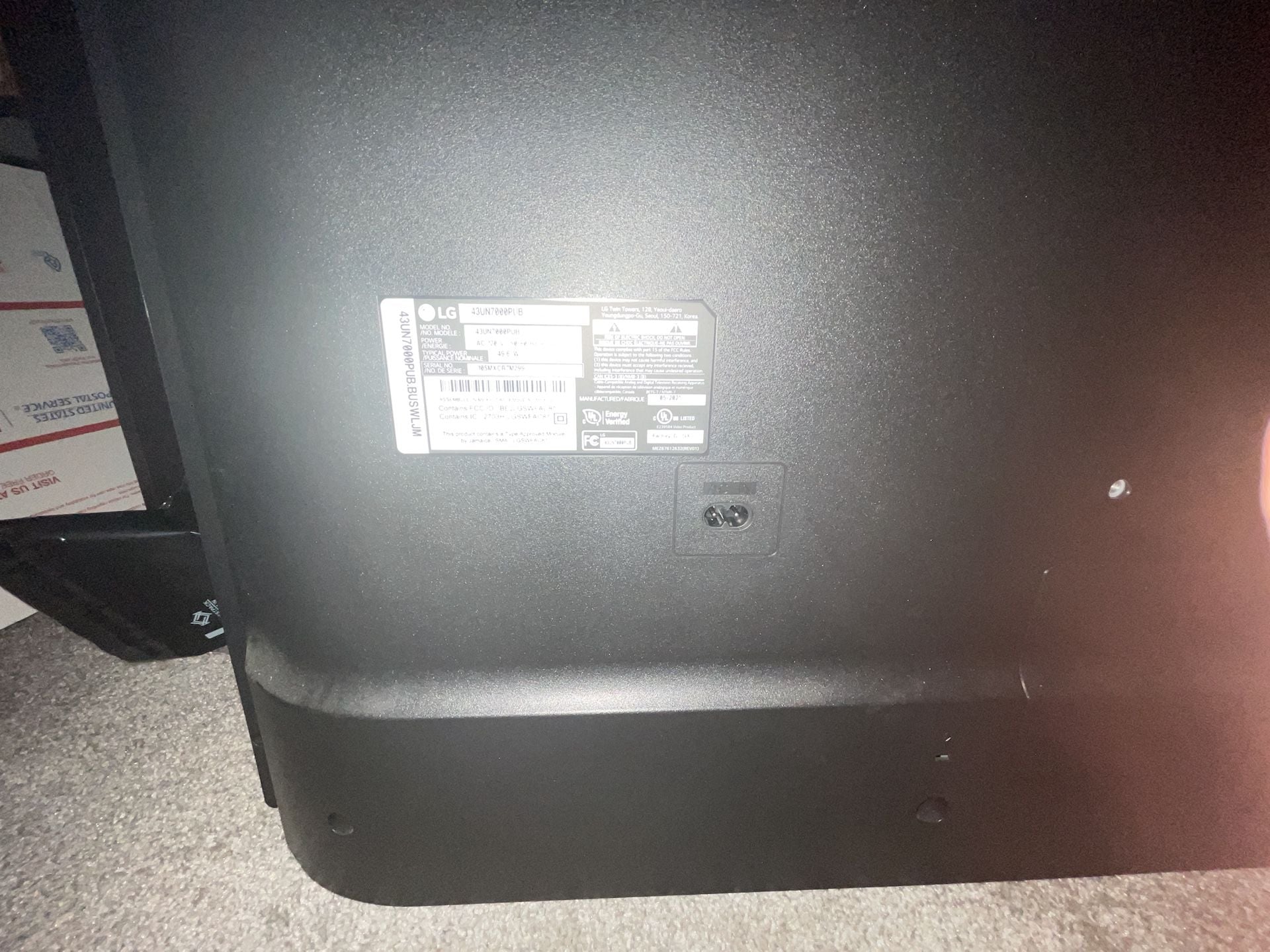 LG 45 Inch 4K Smart UHD TV webOS 3