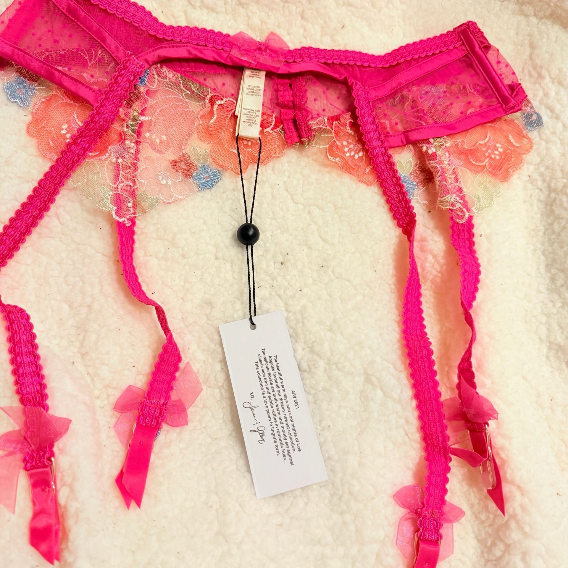 For Love & Lemons Luella Garter Belt XXS 2