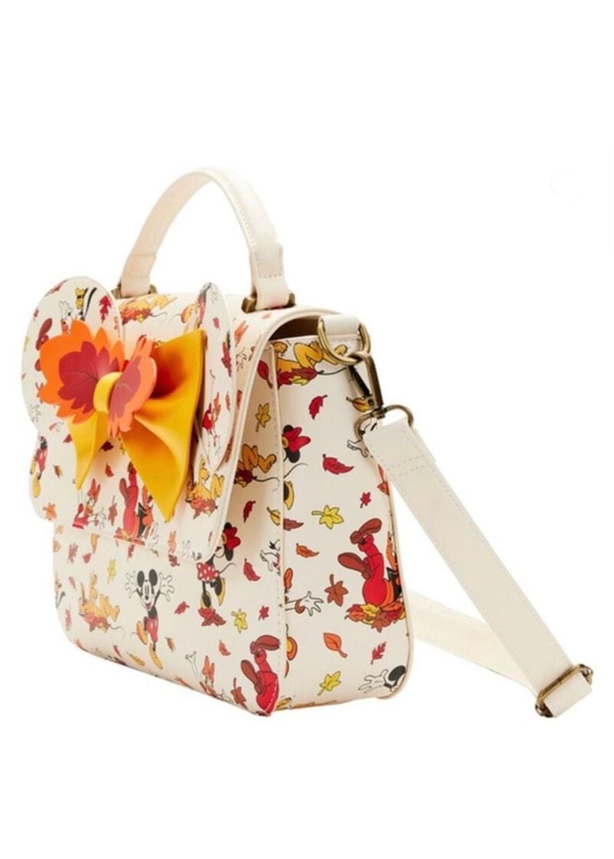 New Loungefly Disney Exclusive Minnie Mouse Fall Crossbody Bag 3