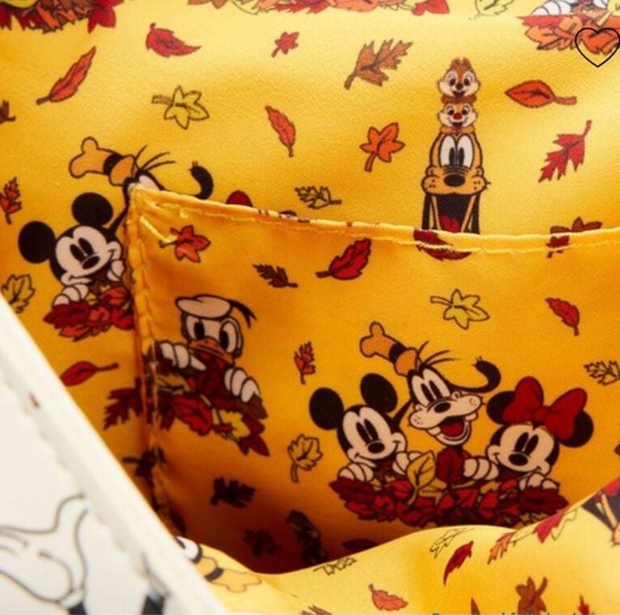 New Loungefly Disney Exclusive Minnie Mouse Fall Crossbody Bag 5
