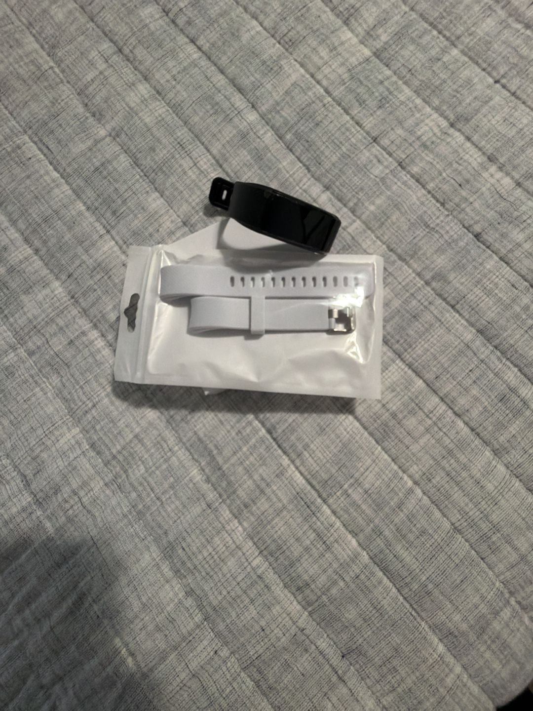 Vital Fit Track Fitness Tracker Black with Extra White Band 2