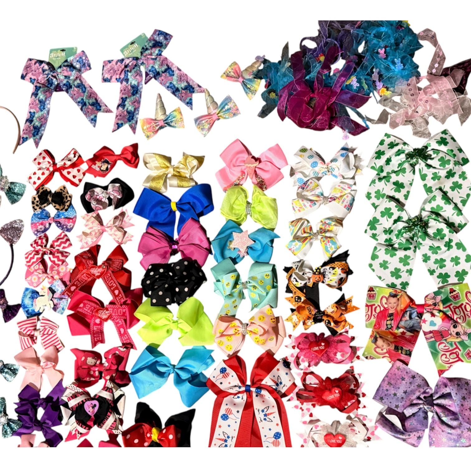 Girls’ Hair Bow & Headband MEGA Bundle – 100+ Pieces 5