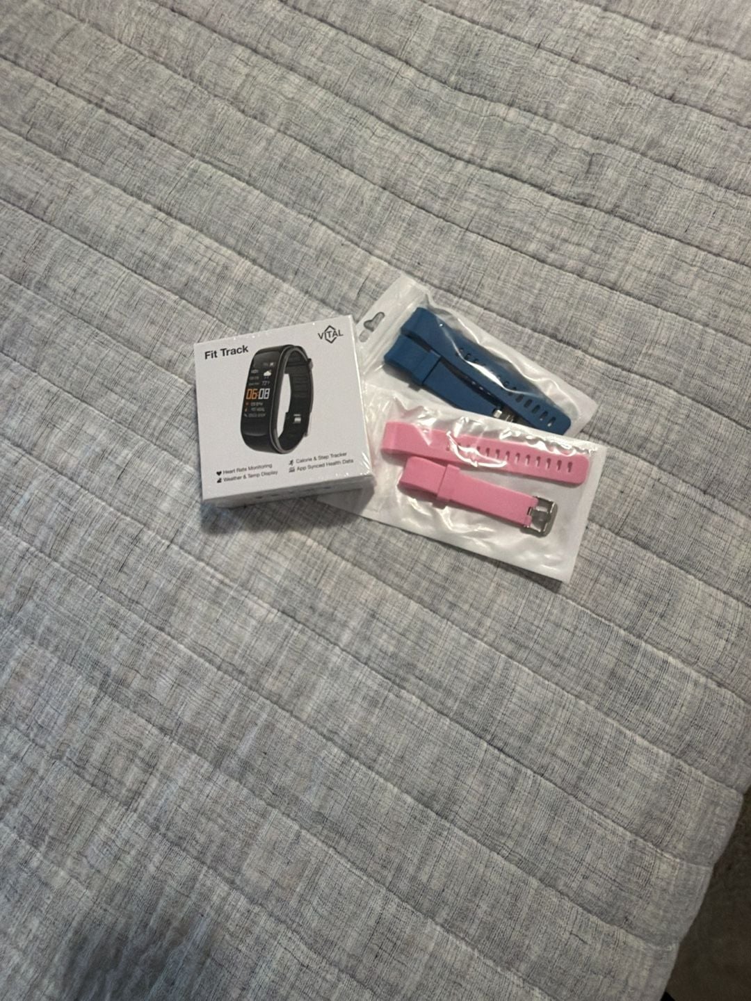 Vital Fit Track Fitness Tracker with Extra Bands 1