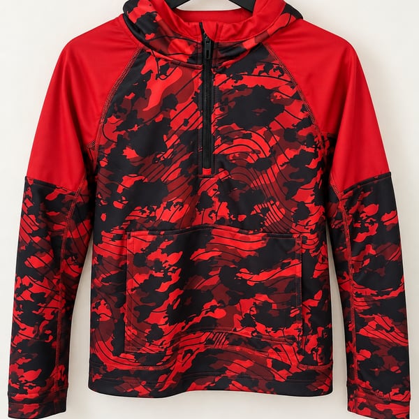 Athletic Works Red Camo Hoodie Kids14
Size YL