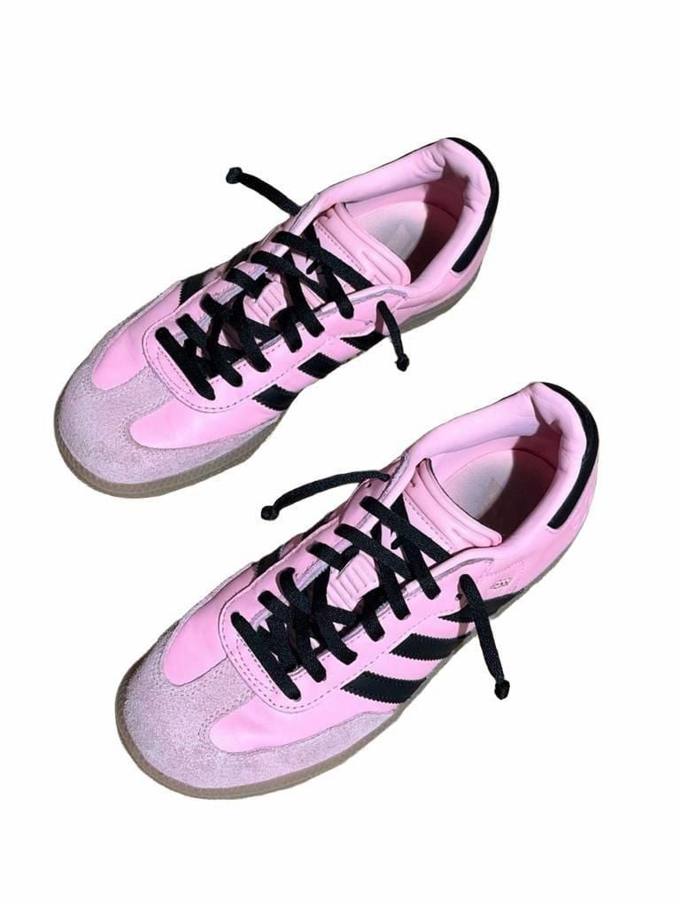 Adidas Samba Lionel Messi Pink Black Gum Sneakers Big Kids Size 4 10