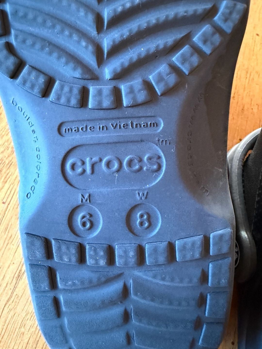 Crocs Classic Clog Size M6 W8 Navy Blue 6