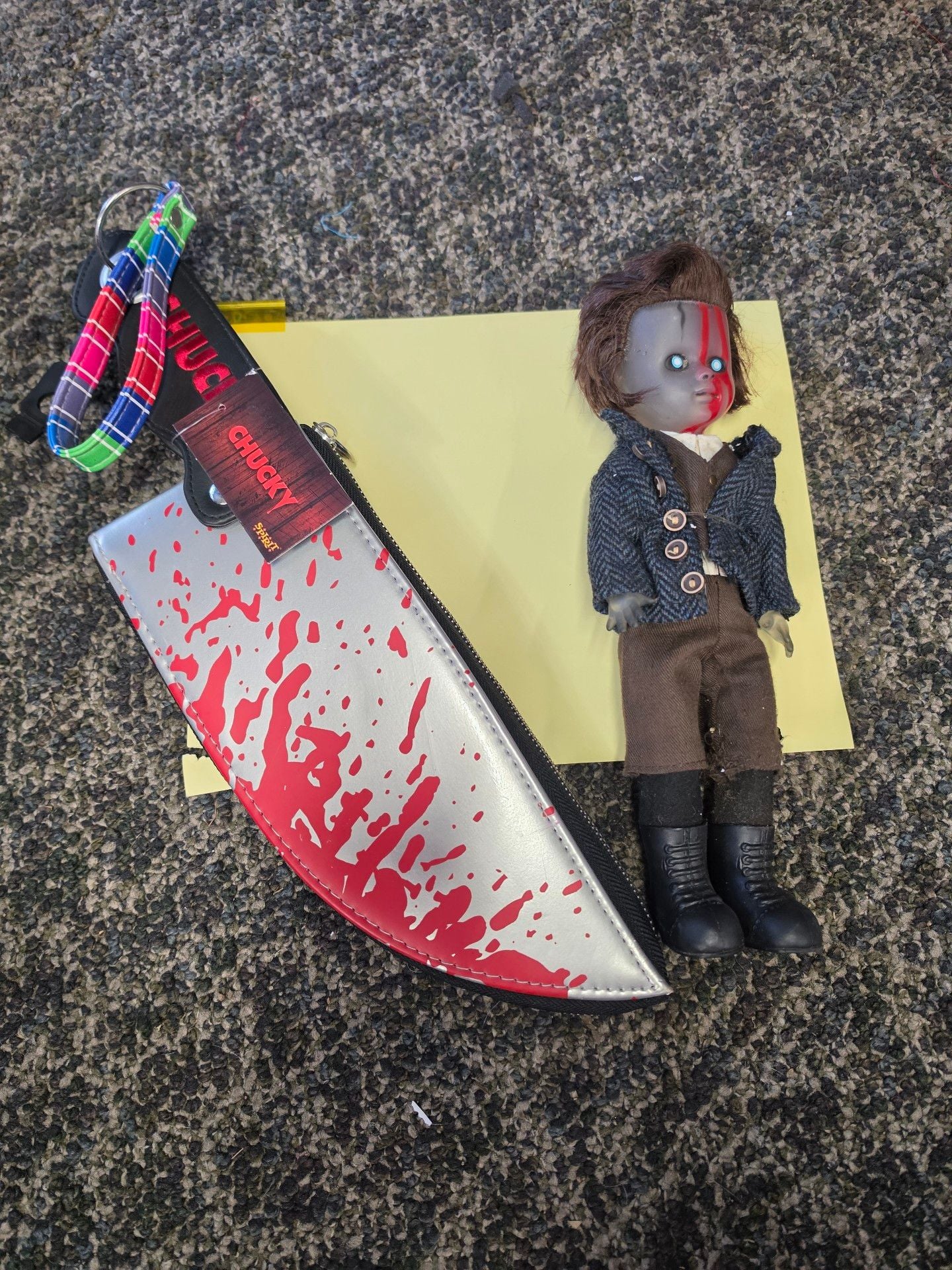 Spirit Halloween Chucky Knife Wristlet Bag New 2