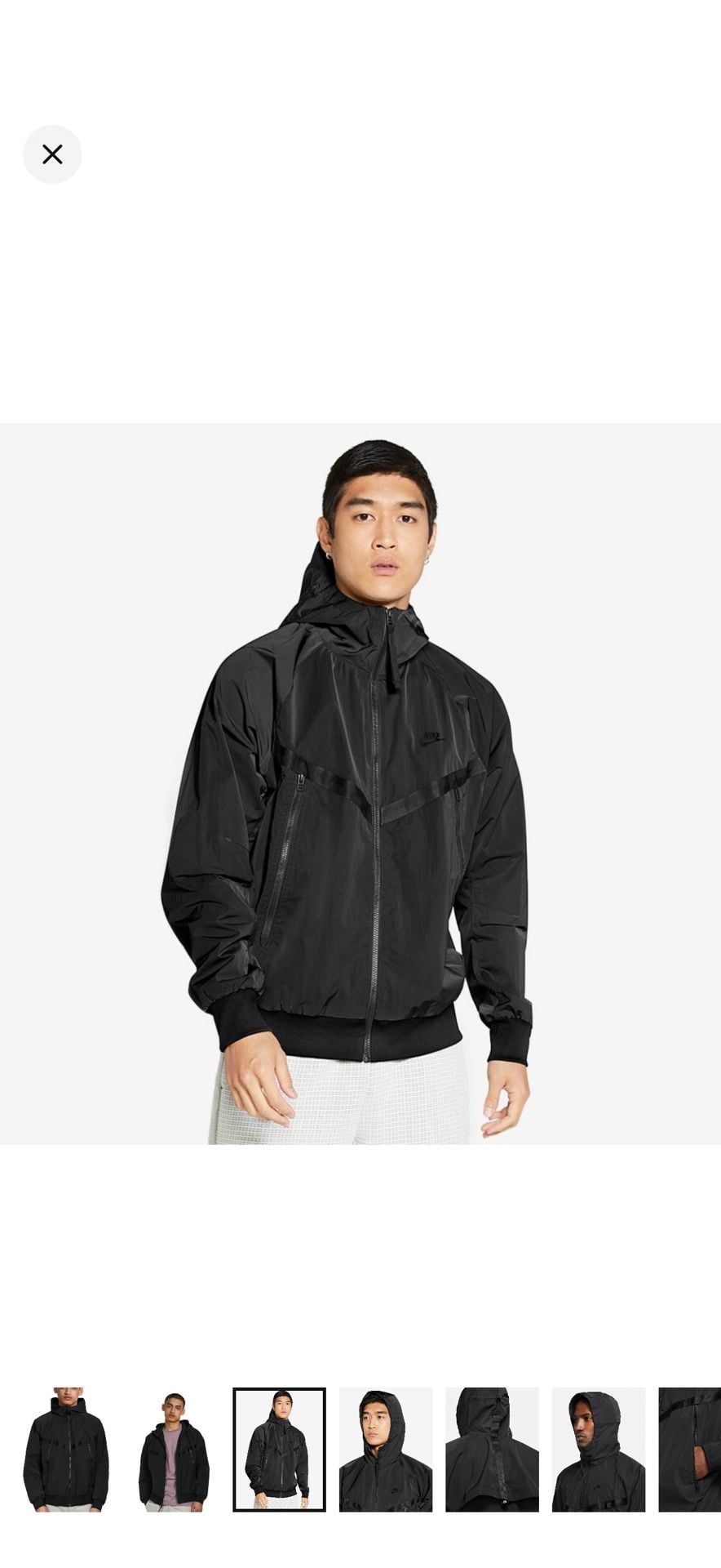 Nike Tech Woven Windrunner Jacket Size S Black-men’s/unisex 2