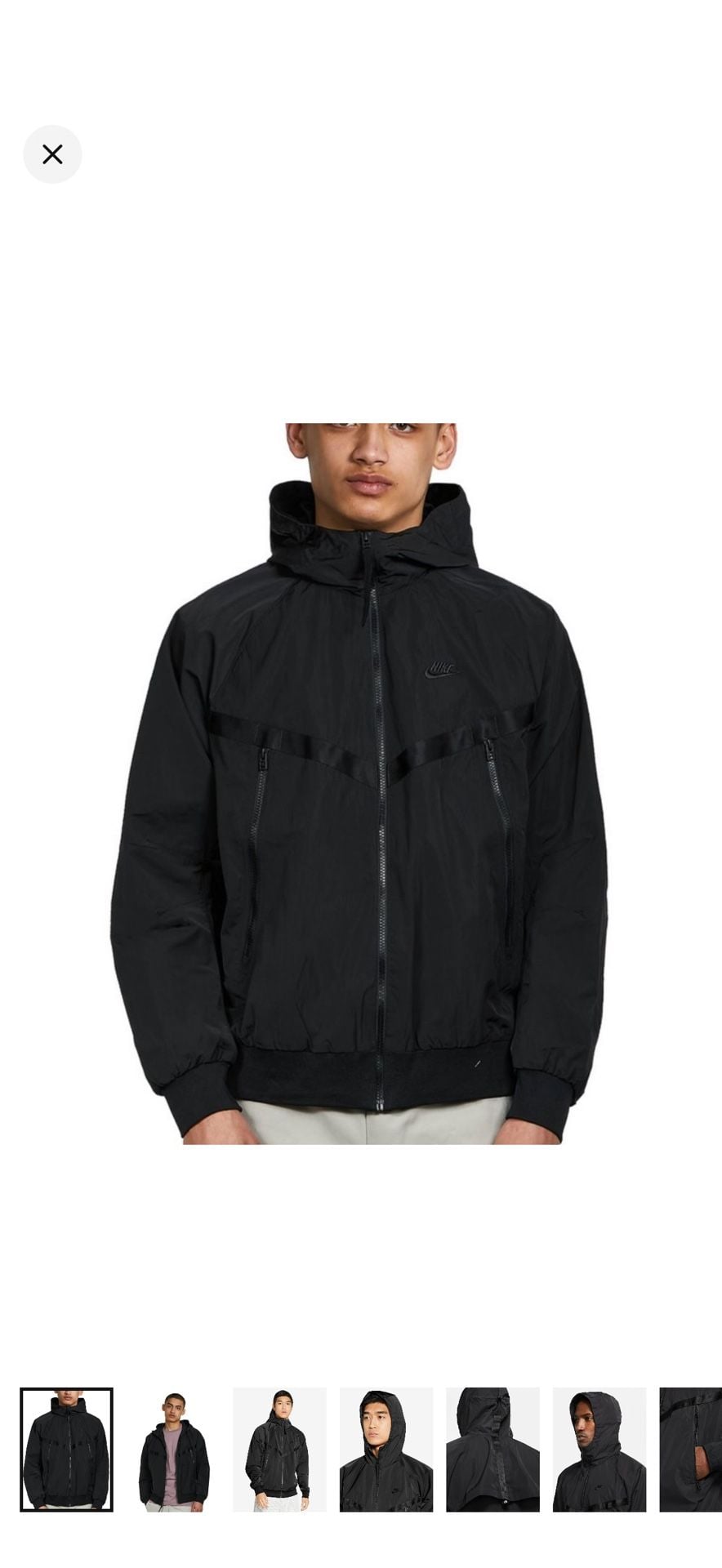 Nike Tech Woven Windrunner Jacket Size S Black-men’s/unisex 3