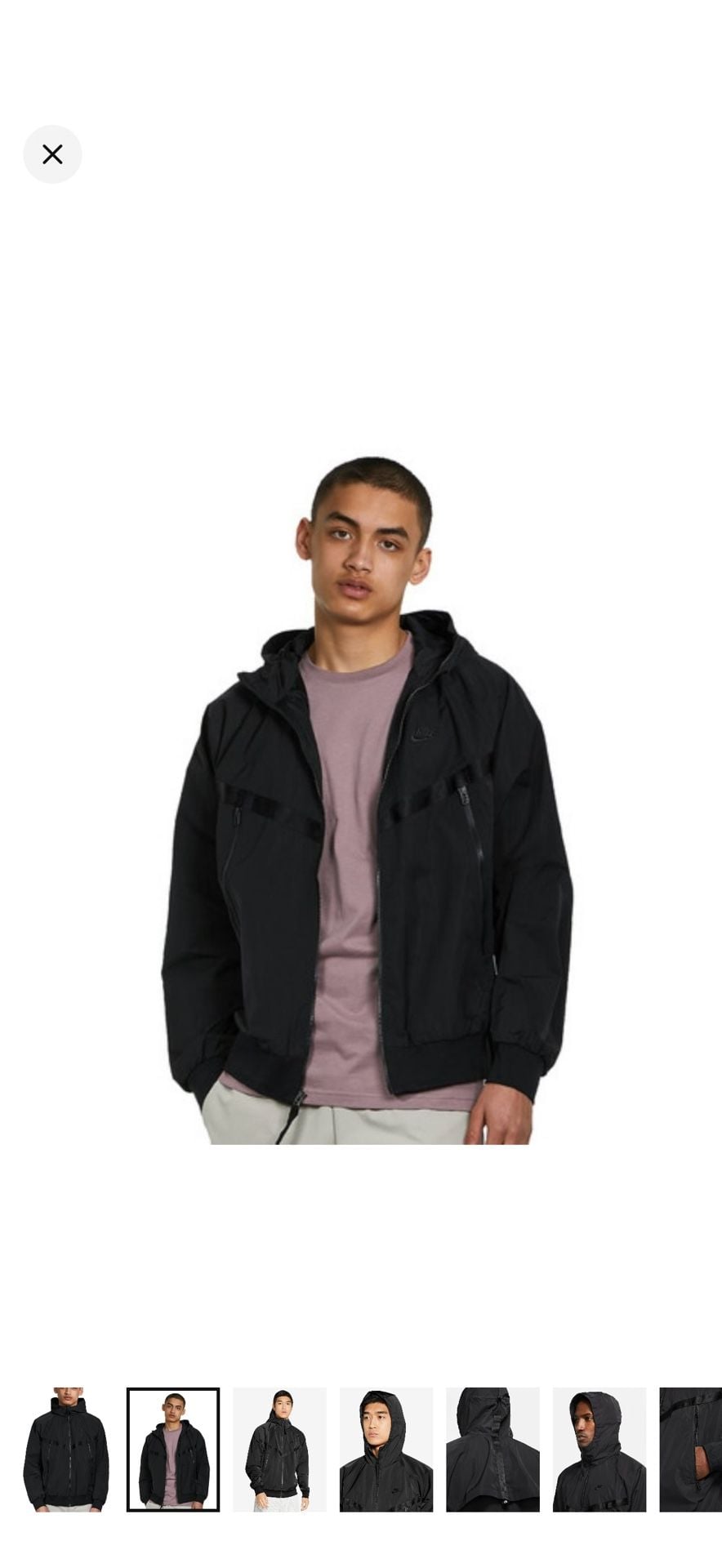 Nike Tech Woven Windrunner Jacket Size S Black-men’s/unisex 5