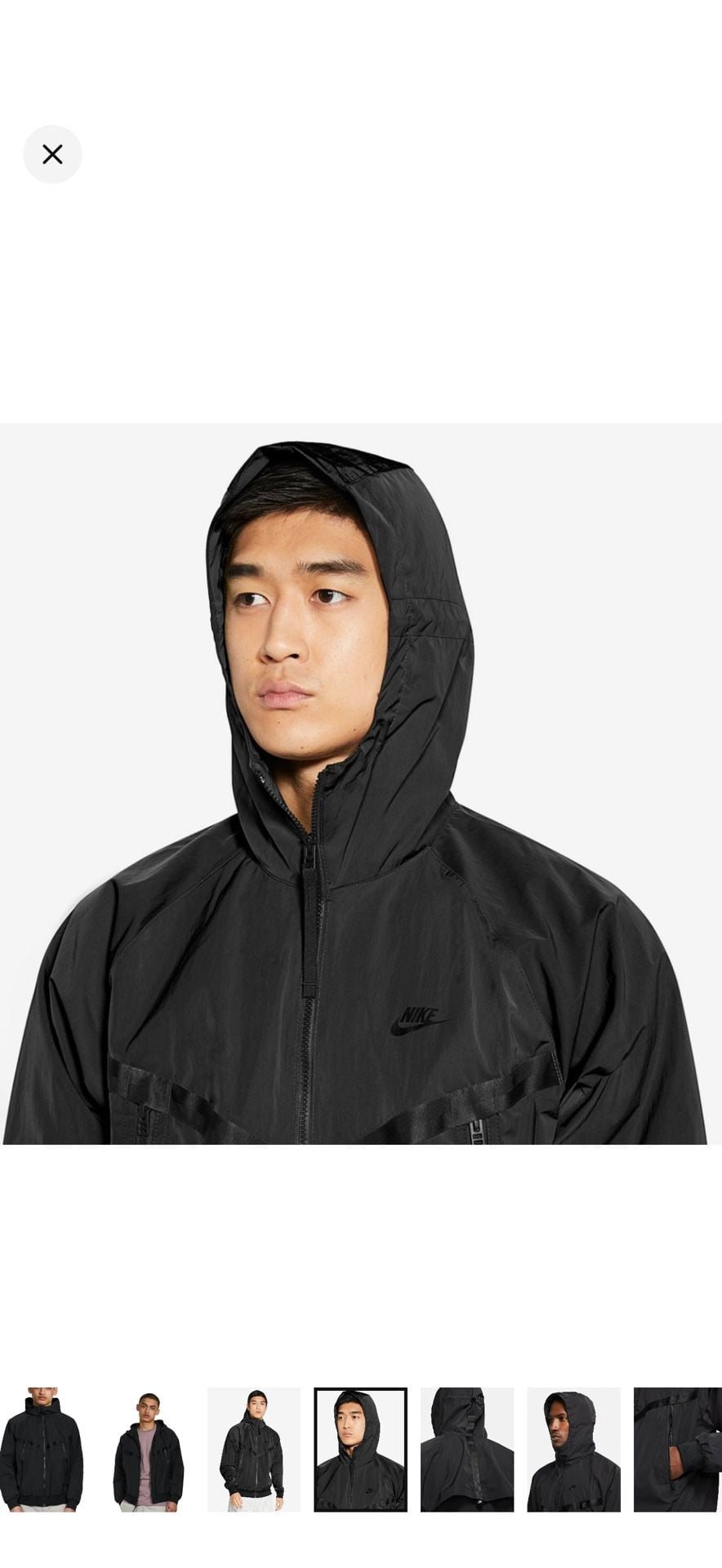 Nike Tech Woven Windrunner Jacket Size S Black-men’s/unisex 6