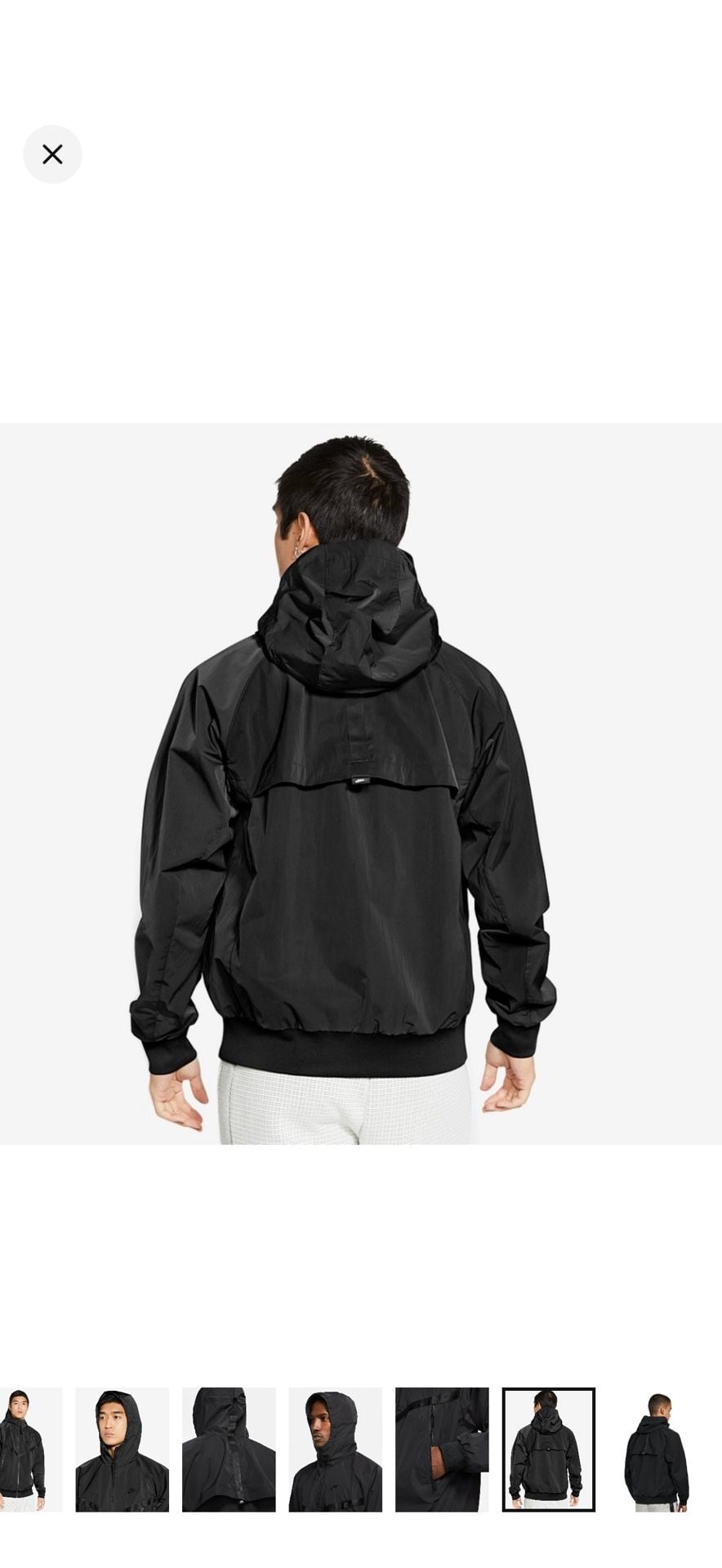 Nike Tech Woven Windrunner Jacket Size S Black-men’s/unisex 9