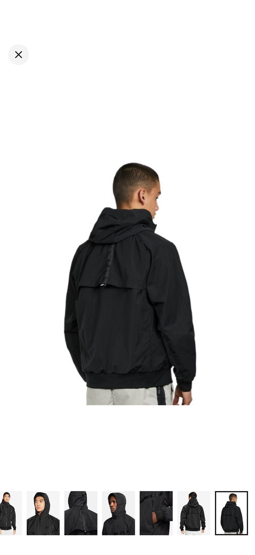 Nike Tech Woven Windrunner Jacket Size S Black-men’s/unisex 10