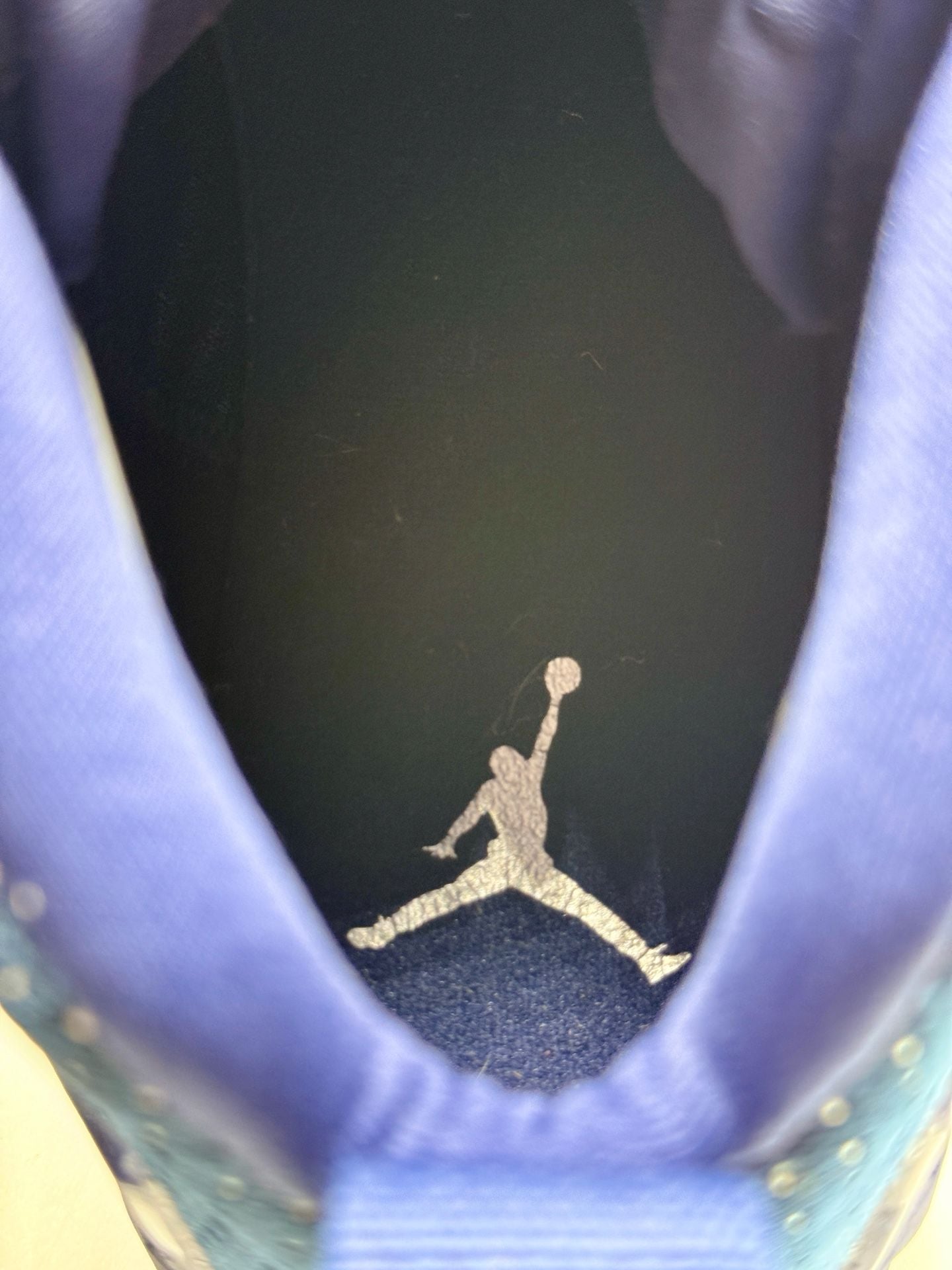 Jordan Team Diamond Mid Blue Basketball Shoes Size 10 Brand New! CI1206-401 5