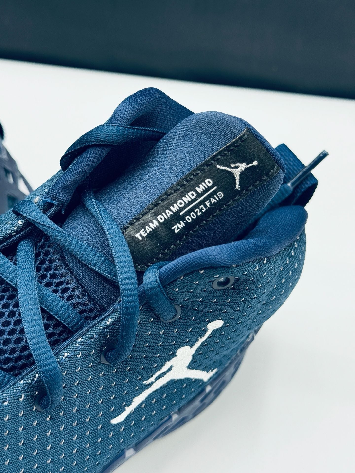 Jordan Team Diamond Mid Blue Basketball Shoes Size 10 Brand New! CI1206-401 7