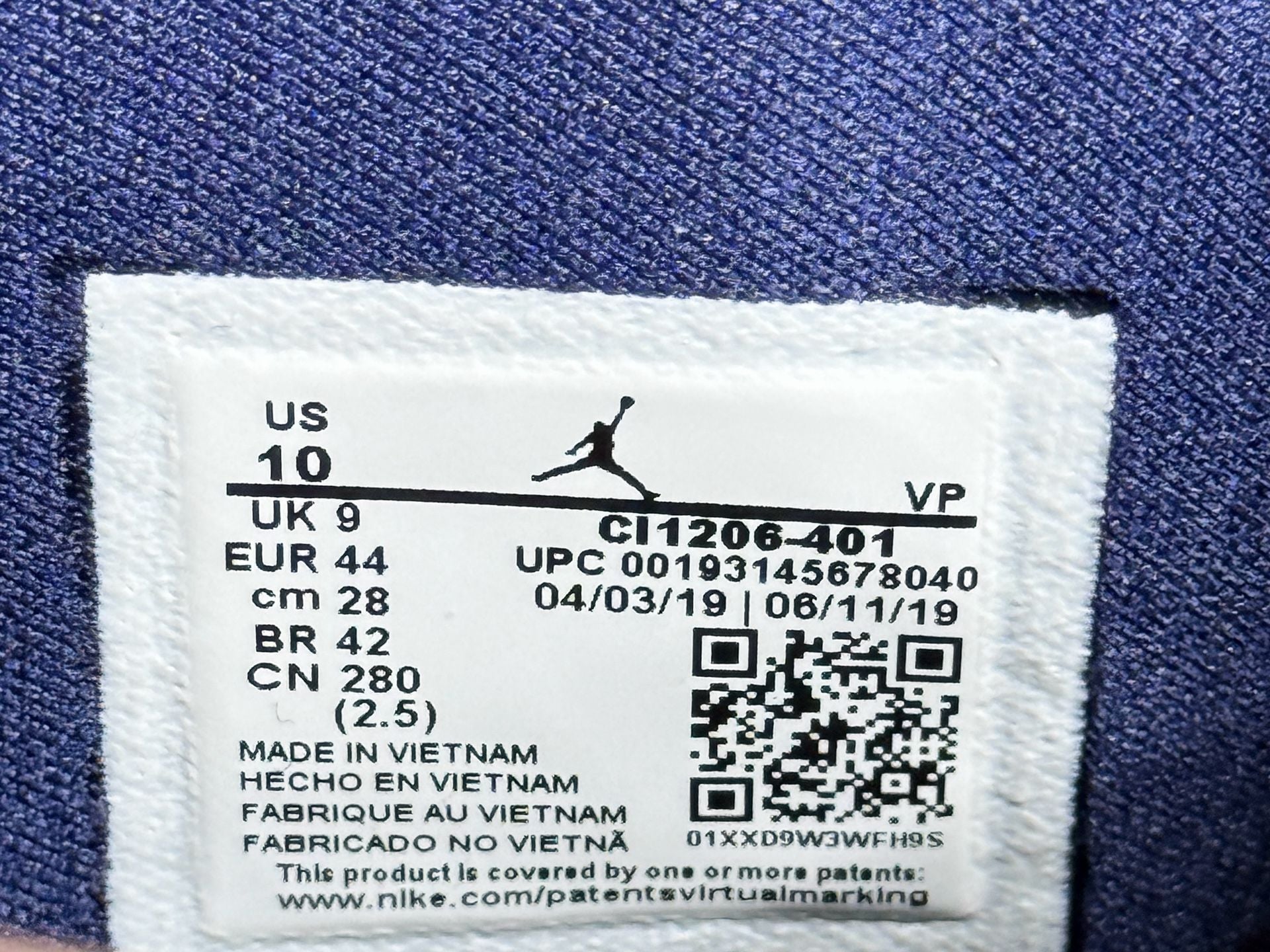 Jordan Team Diamond Mid Blue Basketball Shoes Size 10 Brand New! CI1206-401 8