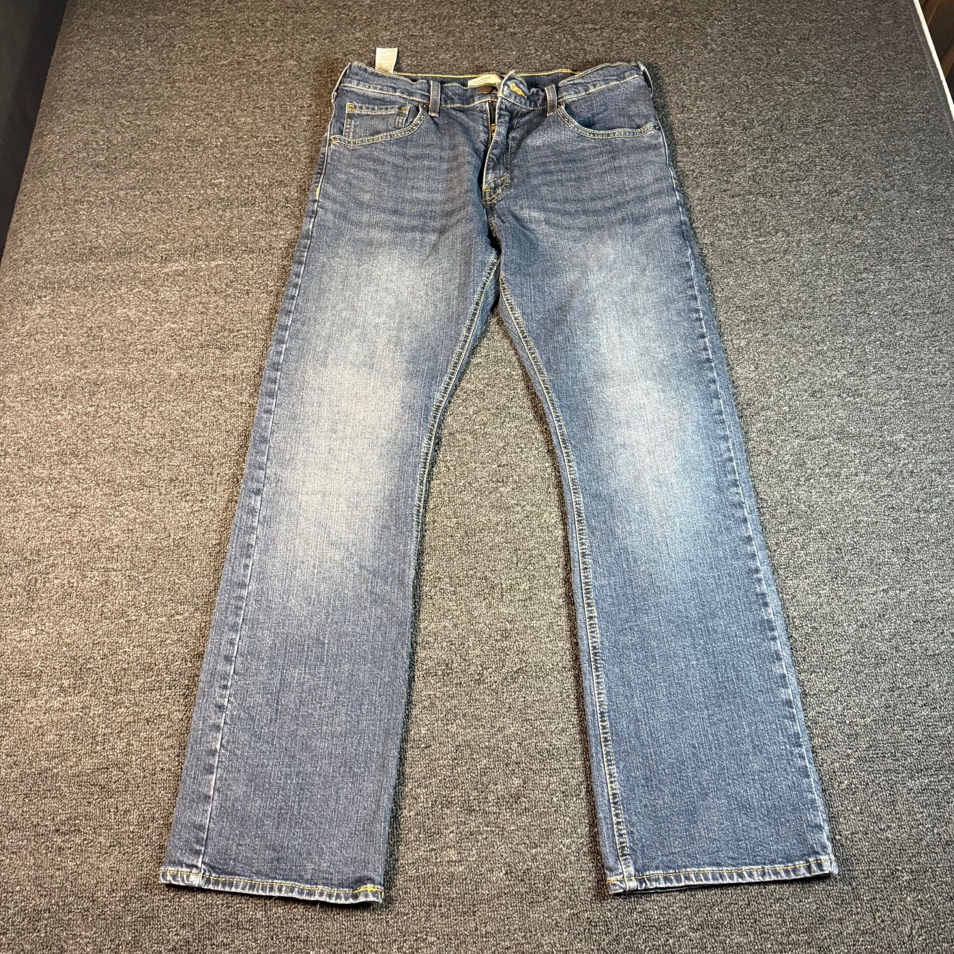 Levi Strauss Signature Bootcut Jeans Size W33 L30 Blue Denim 4