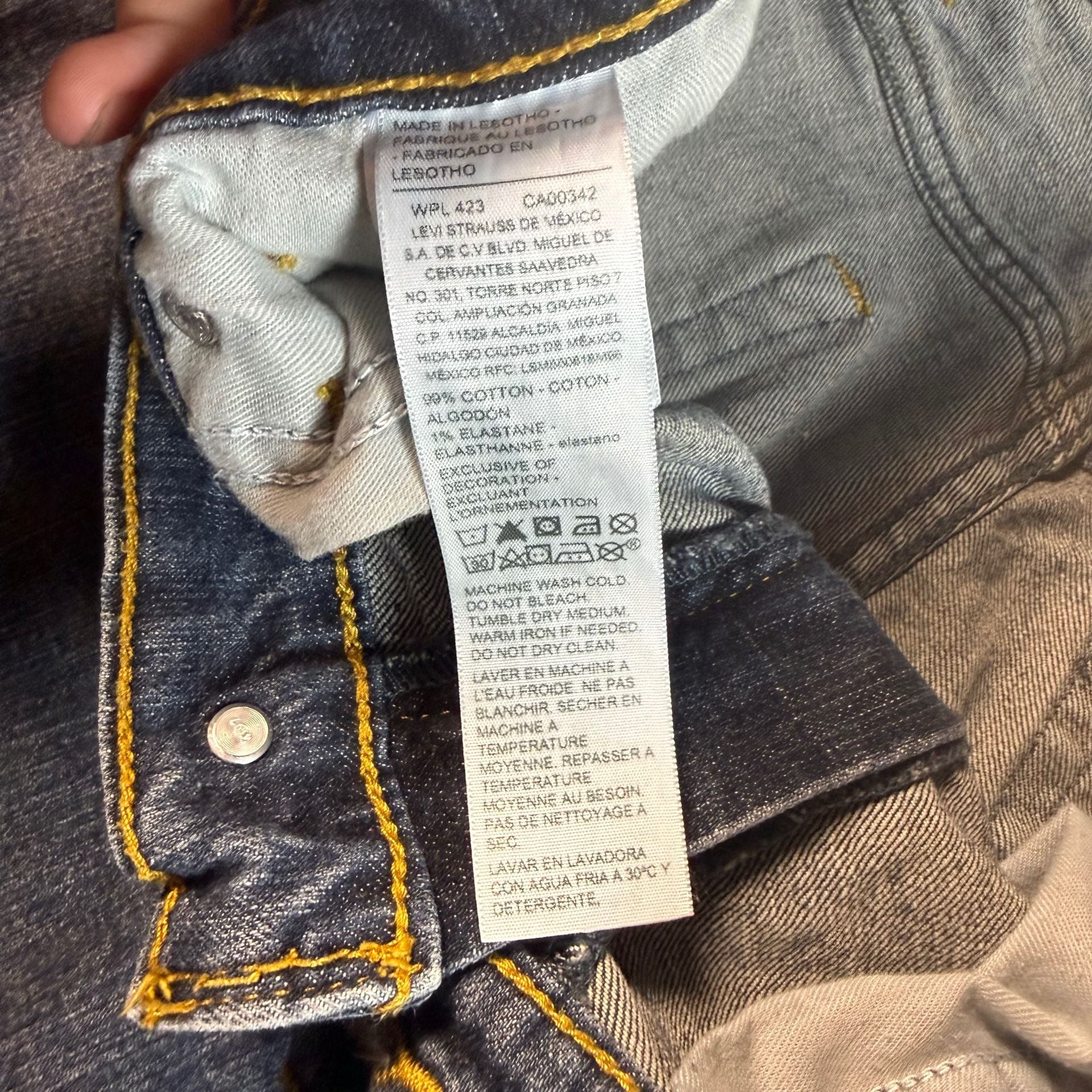 Levi Strauss Signature Bootcut Jeans Size W33 L30 Blue Denim 6