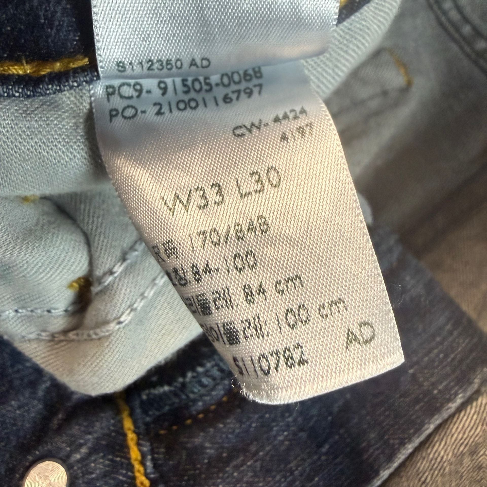 Levi Strauss Signature Bootcut Jeans Size W33 L30 Blue Denim 7