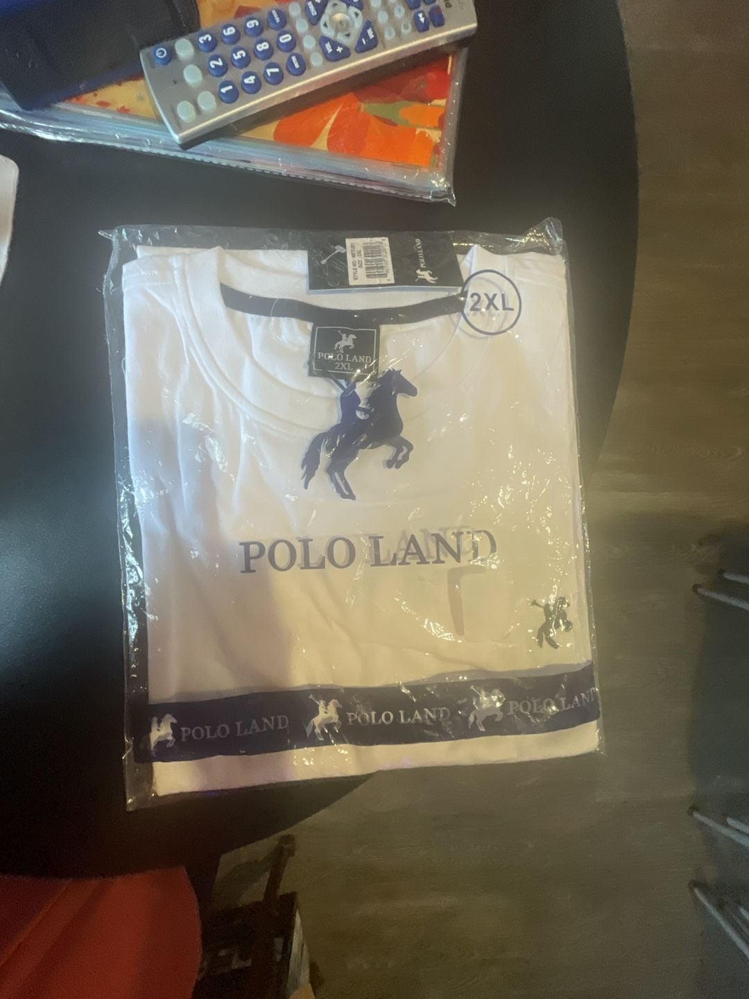 Polo Land T-Shirt Size 2XL White 4