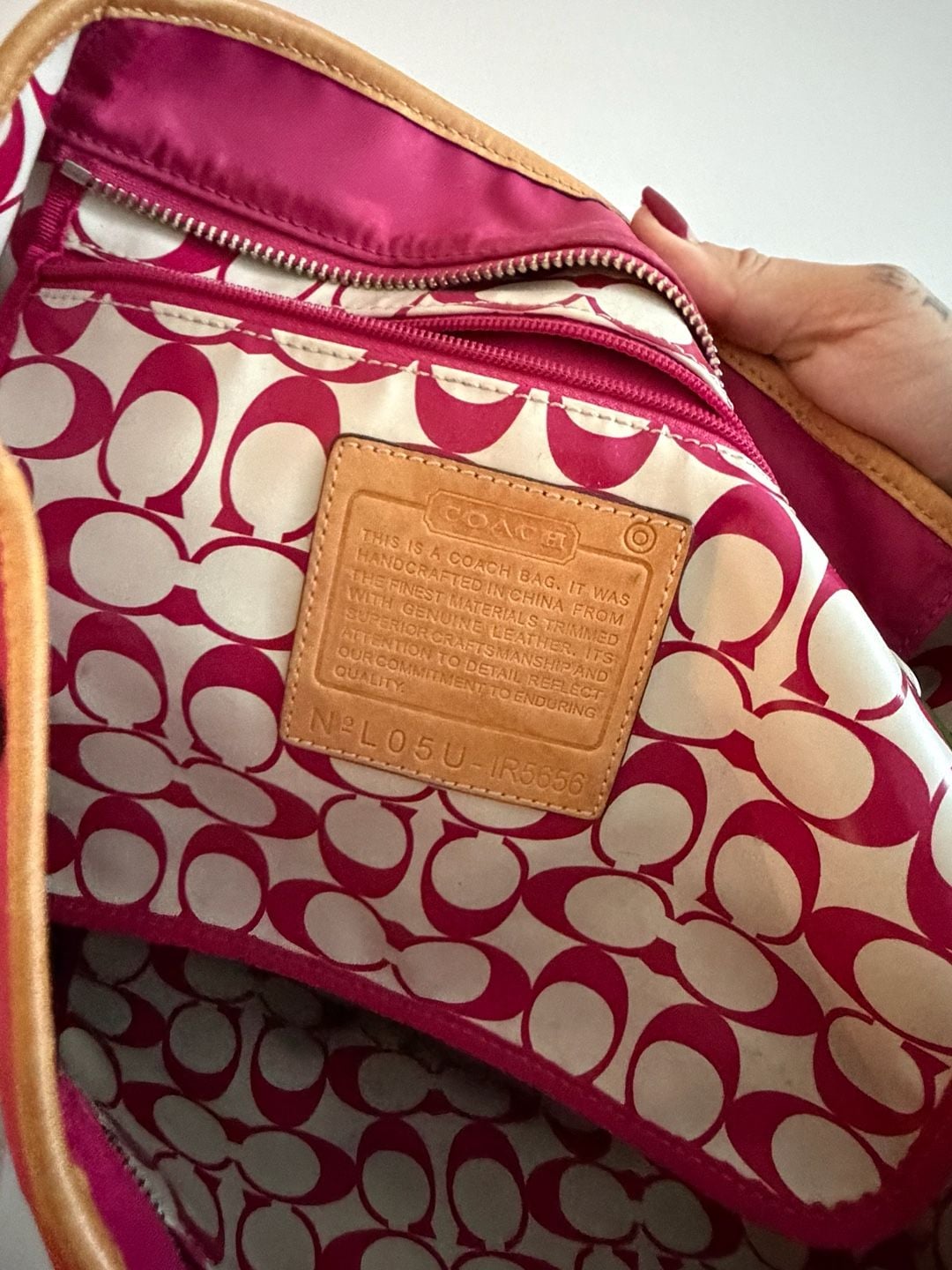 Coach Multi-Color Nylon Tote Handbag 7