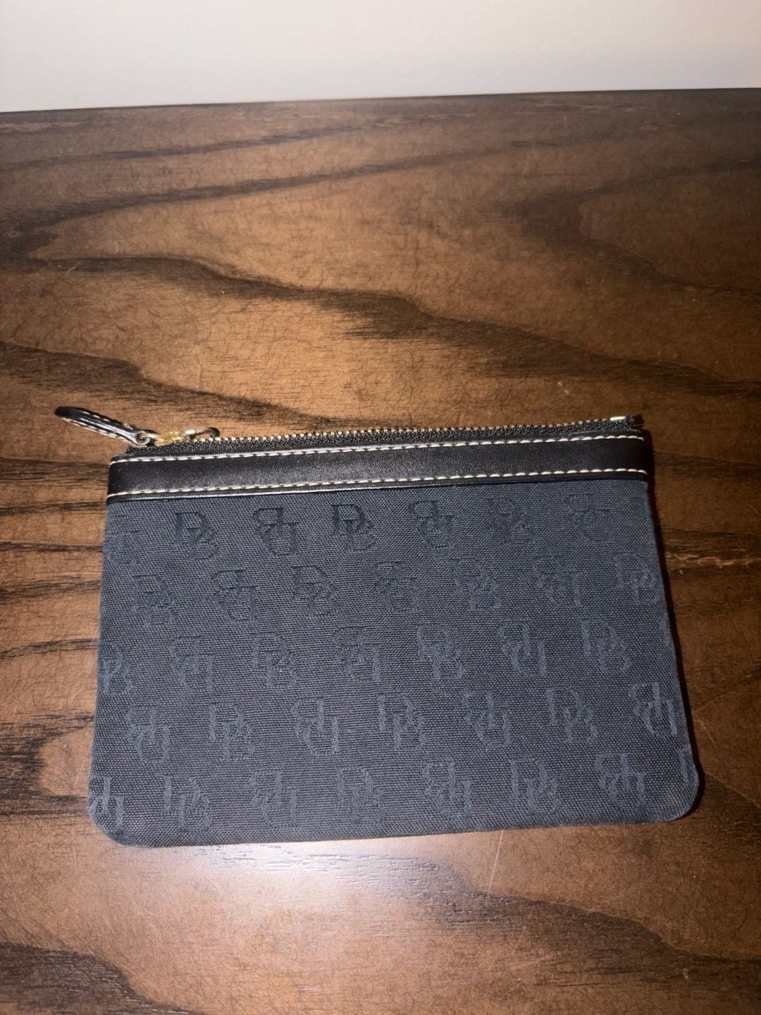 Dooney & Bourke Black Monogram Wristlet Wallet 4