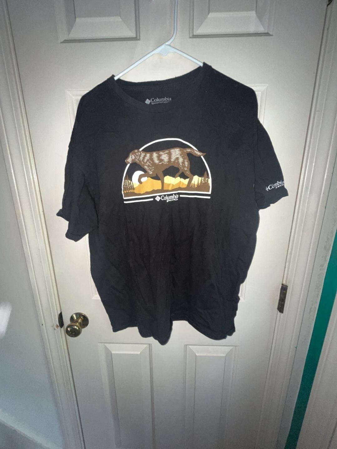 Columbia PHG Hunting Dog Graphic T-Shirt Size XL Black 2
