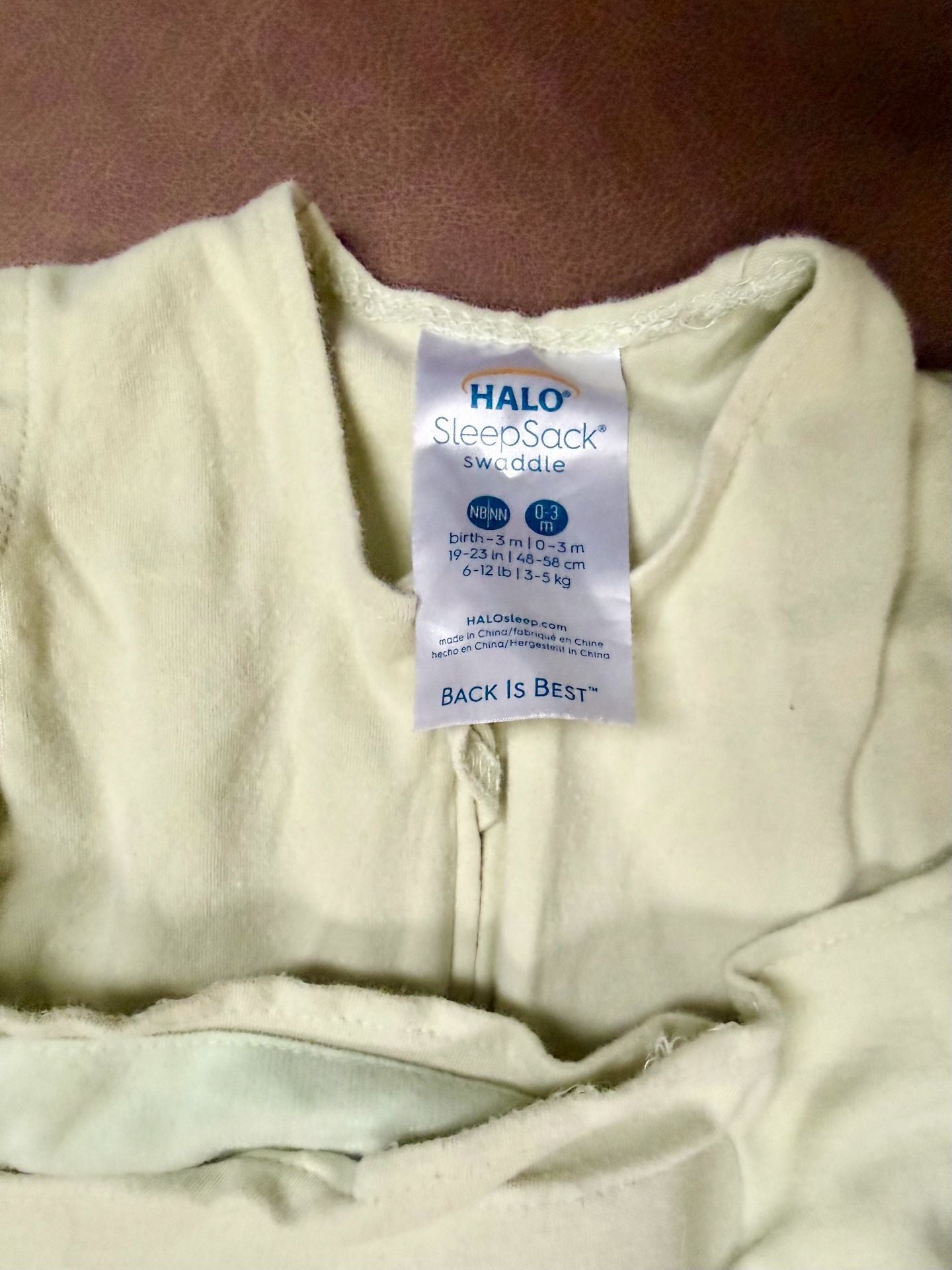 Halo SleepSack Swaddle Size NB 0-3M Neutral Lot Of 3 2