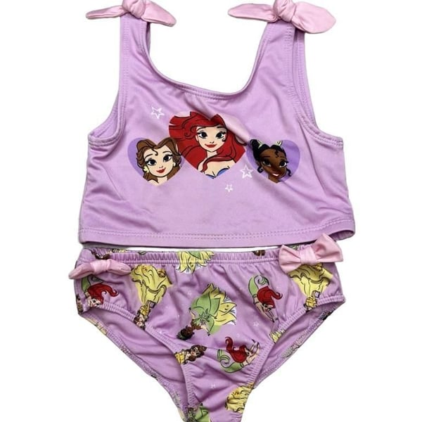Disney Princess Bikini Size 2T Purple Swimsuit