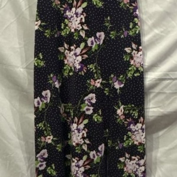 Express Floral Halter High Slit Maxi Dress Size M