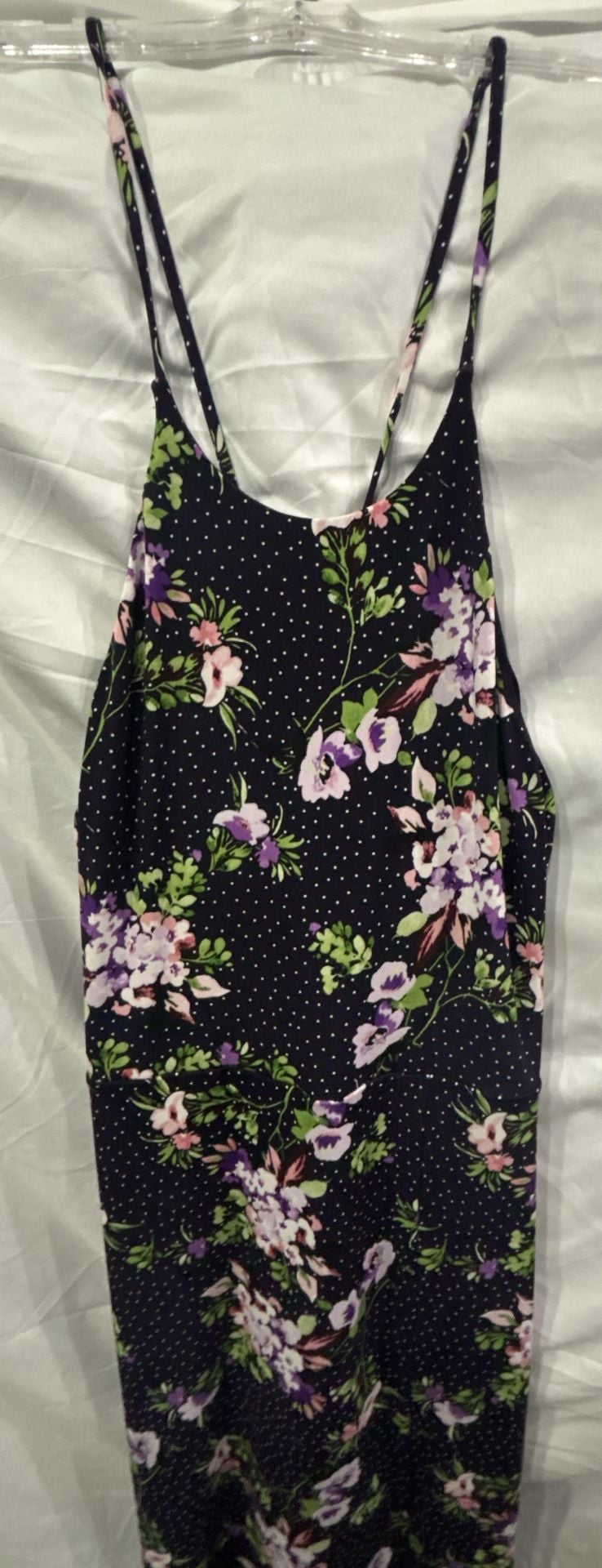 Express Floral Halter High Slit Maxi Dress Size M 3
