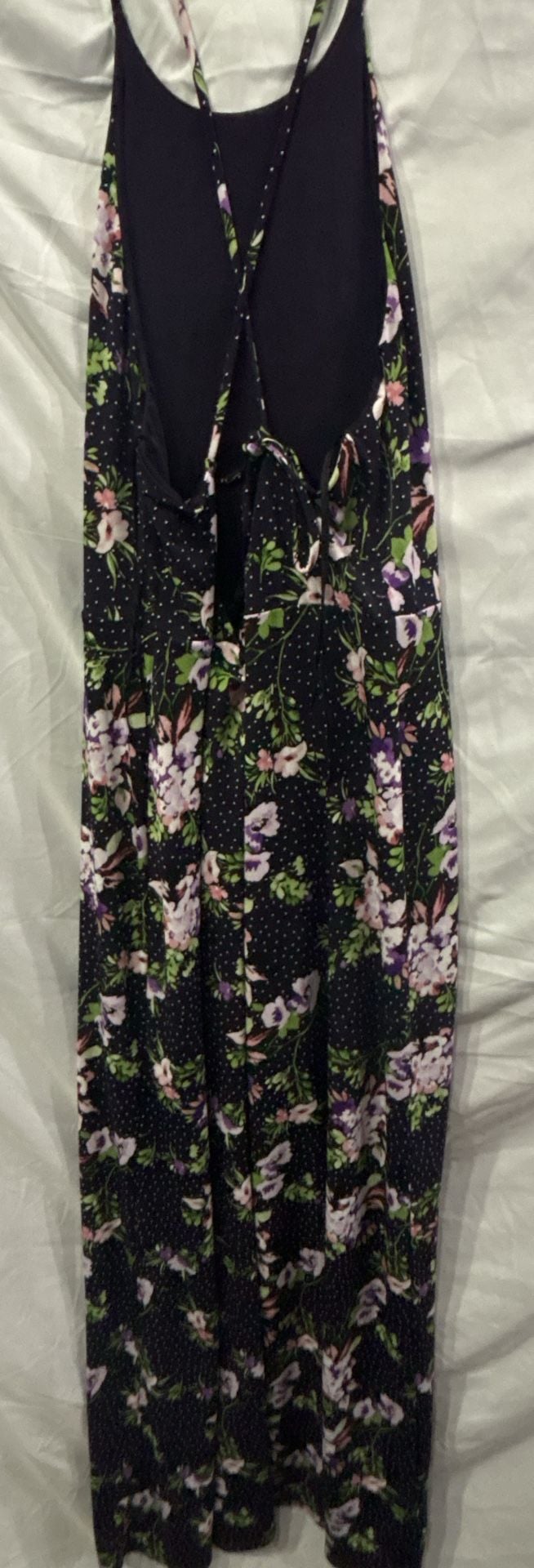 Express Floral Halter High Slit Maxi Dress Size M 6