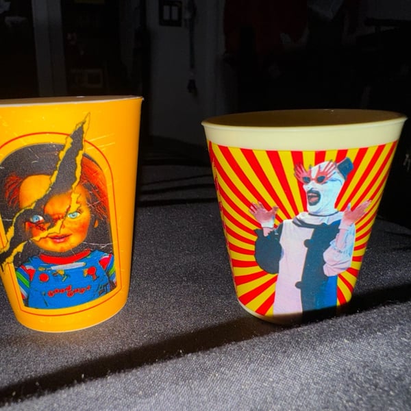 Child's Play Chucky Shot Glasses Set of 2 Halloween Party Shot Glass