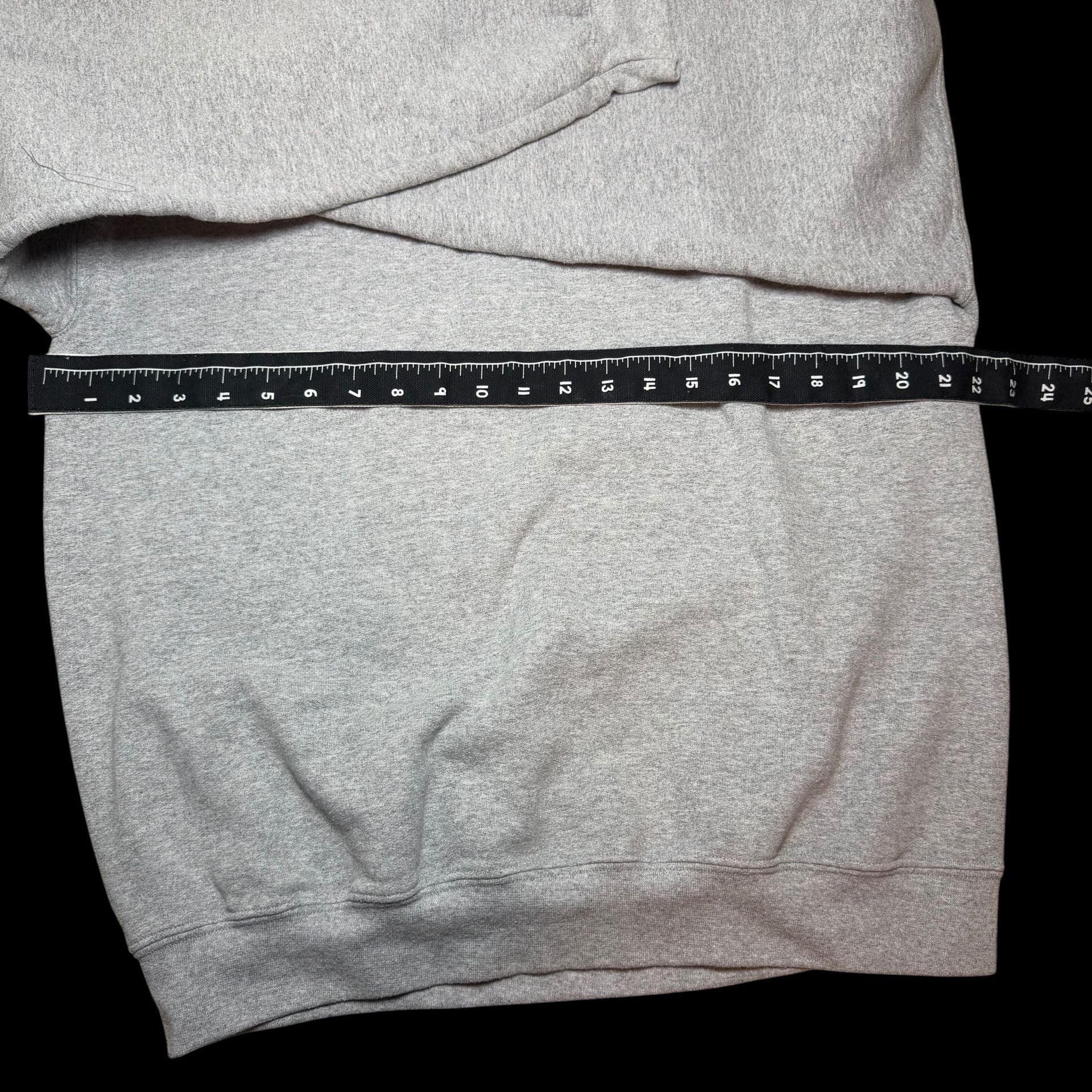 Nelk Boys Full Send Sweatshirt Size L Gray Red Logo Pullover 8