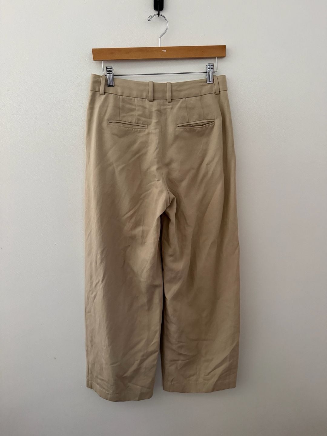 ARITZIA - Babaton Pleated Wide-Leg Pants Size 4 Camel 5