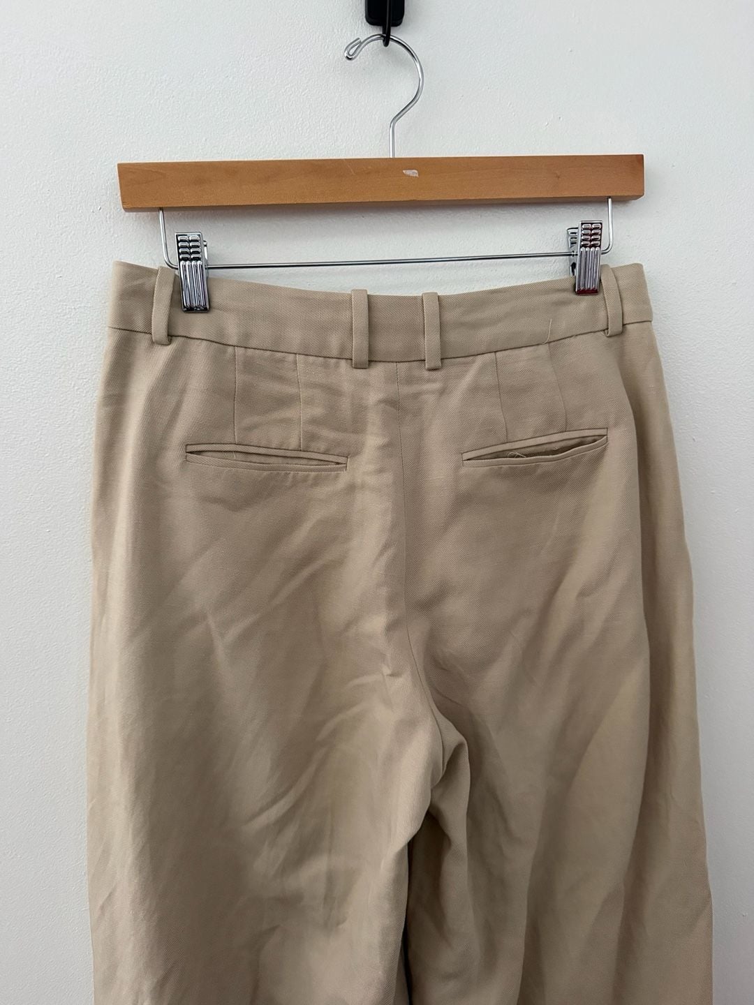 ARITZIA - Babaton Pleated Wide-Leg Pants Size 4 Camel 8