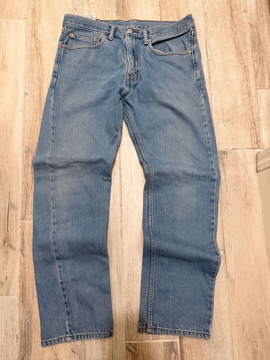 Other Designers 90s Vintage Levis Lot 505 Regular Fit Straight Leg Jeans 2