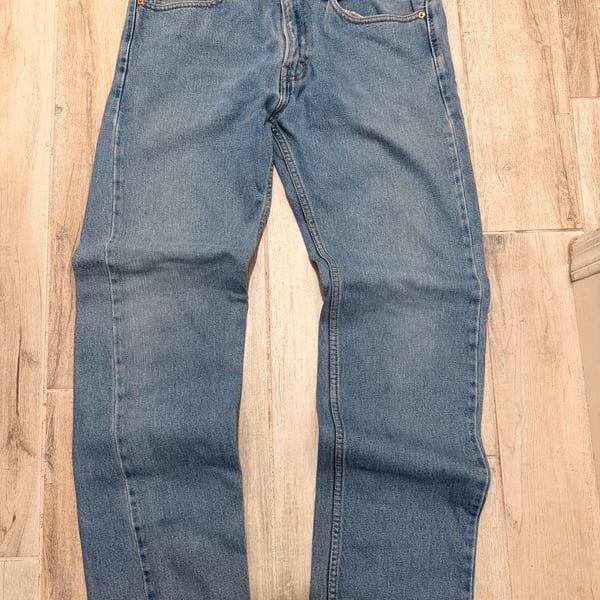 Other Designers 90s Vintage Levis Lot 505 Regular Fit Straight Leg Jeans