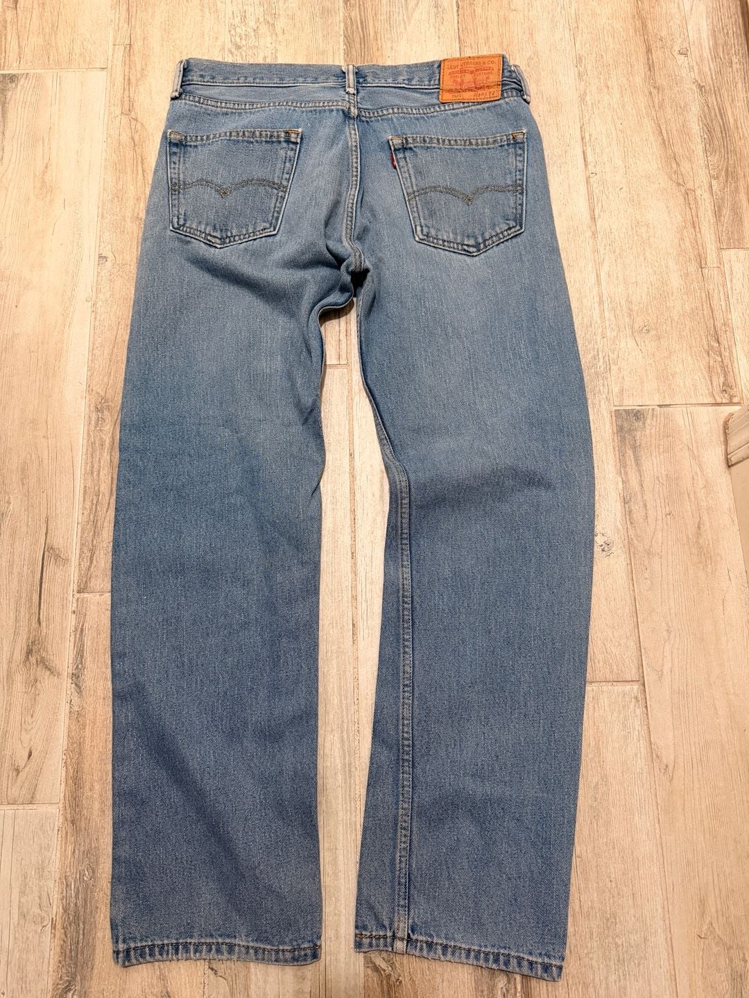Other Designers 90s Vintage Levis Lot 505 Regular Fit Straight Leg Jeans 4