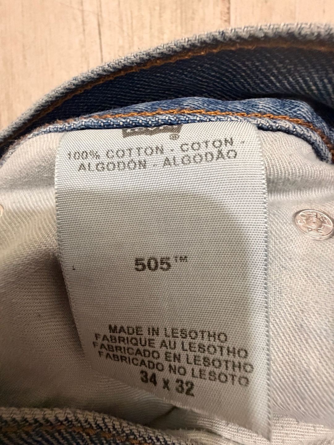 Other Designers 90s Vintage Levis Lot 505 Regular Fit Straight Leg Jeans 6