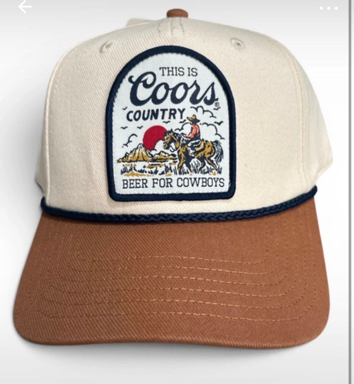 Coors Beer For Cowboys/Rodeo Trucker Duo Snapbacks (NWT) 2