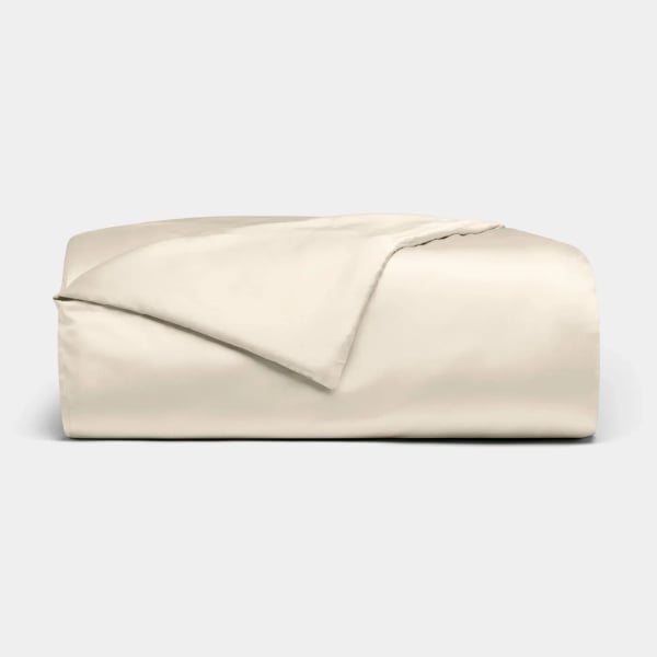 Cozy Earth Bamboo Duvet Cover Queen Creme New