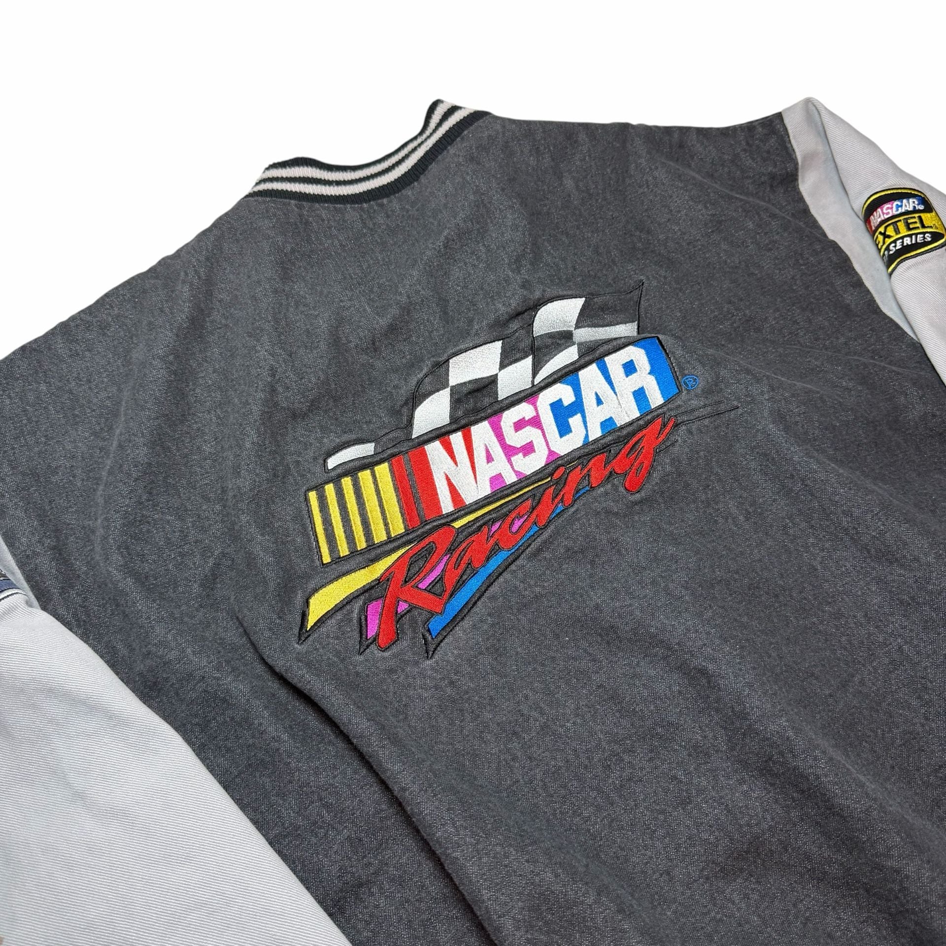 Racing Champions Nascar Varsity Jacket Size XL Vintage Cotton 5