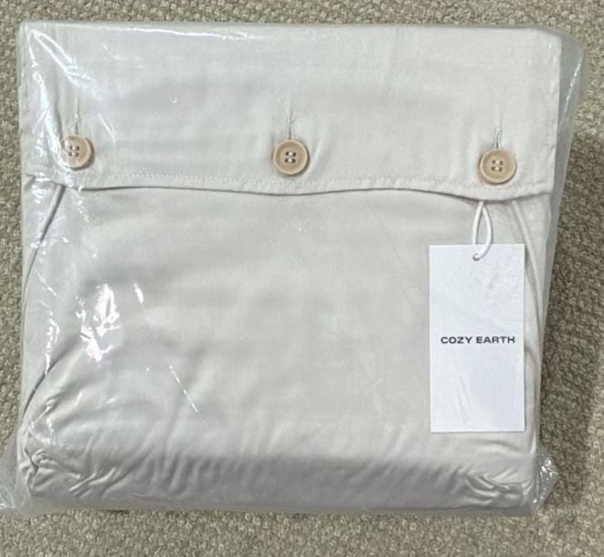 Cozy Earth Bamboo Sheet Set King Oat New 4
