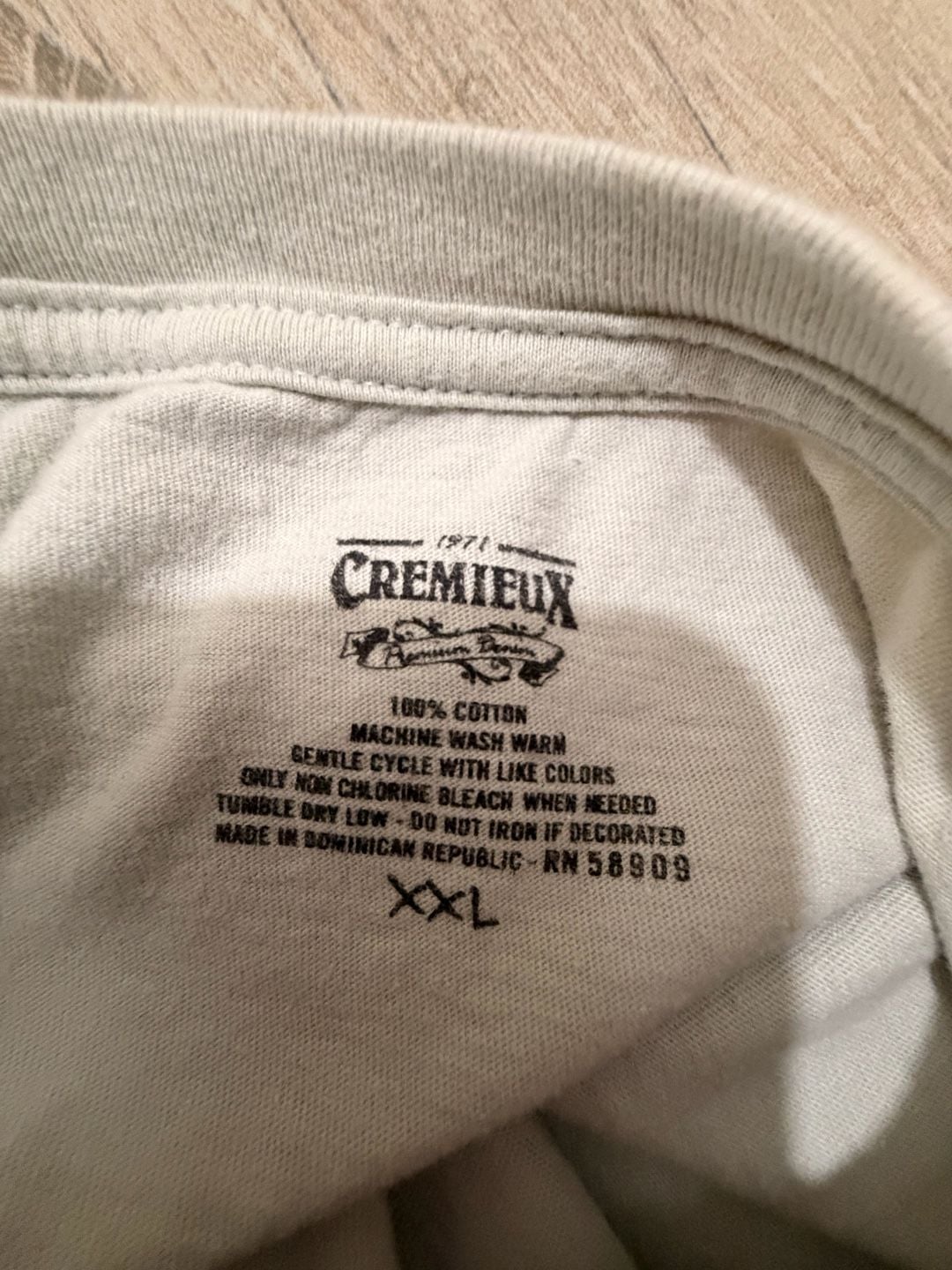 Cremieux Nashville Guitar Wings Long Sleeve T-Shirt Size XXL White Cotton 5