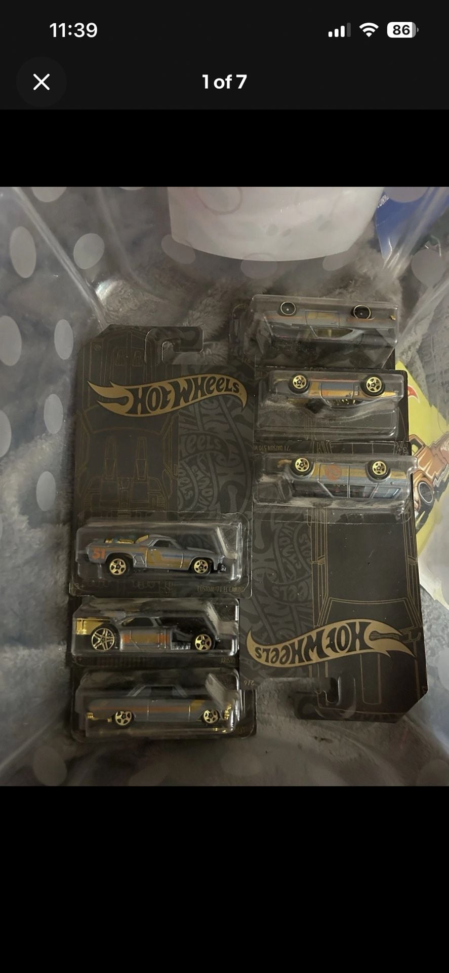 Hot Wheels Satin & Chrome Series 51st Anniversary Set of 6 1